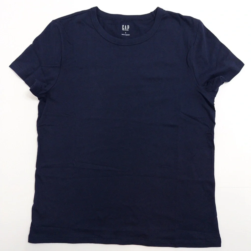 NWT GAP Favorite Crewneck T-Shirt Navy Blue Size S Basics - Picture 1 of 14